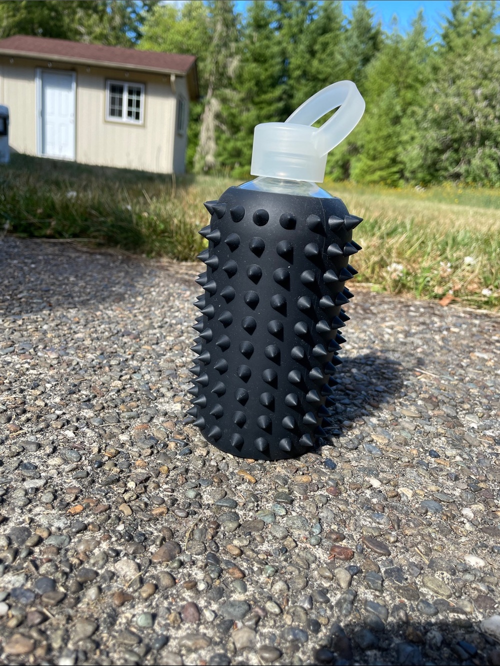 Black bkr Spiked Bottle